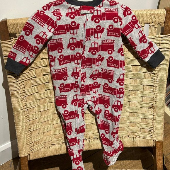 Winter Firetruck Pyjama - Picture 1 of 3